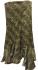 Fair Trade Fashionable Baby Cord Amelia Ruffle Skirt - Olive Floral Design