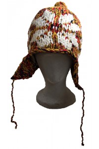 Genuine Fair Trade Handknitted Afghan Earflap Hat ( various colours)