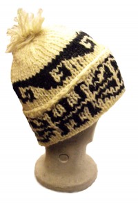 Fair Trade Traditional Unlined Bobble Hat - Hand Knitted - 100% Fairtrade Wool
