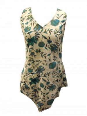 100% Cotton Emma Beautiful Flower Print Sleeveless Hankerchief Top - Fair Trade