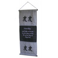 Grey Friendship Affirmation Wall Hanging / Banner