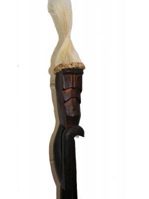 Fair Trade Hand Carved Wooden Papua Tribal Warrior Carving / Sculpture - choice of 2 sizes Fair Trade Hand Carved Wooden Papua Tribal Warrior Carving / Sculpture - choice of 2 sizes