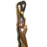 Fair Trade Balinese Native Village Girl Praying Wooden / Carving Sculpture - choice of 3 sizes Fair Trade Balinese Native Village Girl Praying Wooden / Carving Sculpture - choice of 3 sizes