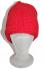 Cool Handknitted Woollen Red Slouch Beanie Hat with fleece lining ideal for skaters and snowboarders