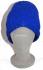 Cool Handknitted Woollen Blue Slouch Beanie Hat with fleece lining ideal for skaters and snowboarders