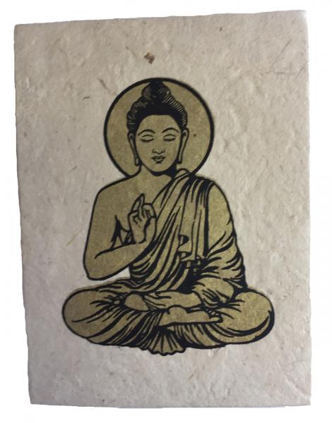 Fair Trade Handmade Nepali Lokta Paper Lord Buddha Notepad