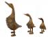 Hand Carved Wooden Bamboo Root Ducks - choice of 3 sizes