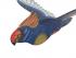 Fair Trade Hand Painted Blue Flapping Parrot Mobile / Hanging
