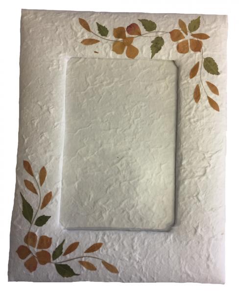 Beautiful Handmade  Sa Paper ( Mulberry Paper ) Traditional Photo Frame - Fair Trade