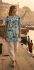  Beautiful Emma Flower Print Kaftan Top - Fair Trade