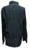 Blue / Green Striped Blockprint Cotton Mens Long Sleeve Shirt - Fair Trade