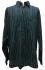 Blue / Green Striped Blockprint Cotton Mens Long Sleeve Shirt - Fair Trade