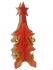 Fair Trade Festive Red Wooden Christmas Tree Tabletop Decorations