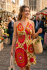 Bright Yellow / Green Colourful Dotty Short Summer Dress/Party Dress - Fair Trade 100% Cotton