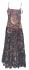 Bold Ethnic Print 100% Cotton Chocolate Brown Annabel Summer Maxi Dress - Fair Trade
