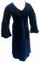 Royal Blue Vintage Velvet V Neck Party Dress - Fair Trade