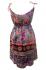 100% Cotton Colourful Purple Elephant Print Hattie Short Sundress - Fair Trade
